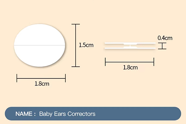 Adult sizes for ear correction products