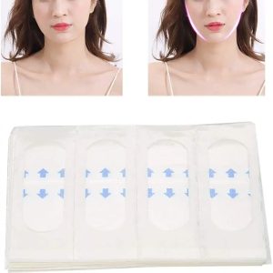 invisible face lifting tape before and after