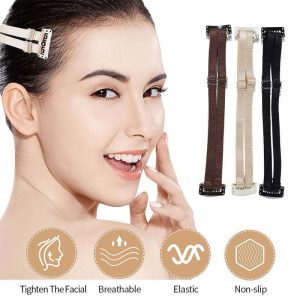 facelift bands with clips adjustable v line face lifting elastic bands YuMe Beauty